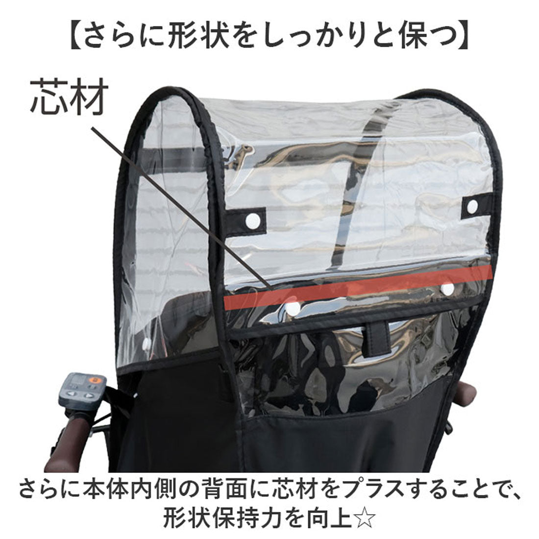 バックヤードファミリー BACKYARD FAMILY D-5FA-BB02 後付けフロントチャイルドシート用カバー Bスタイル （ブラック） ブラック