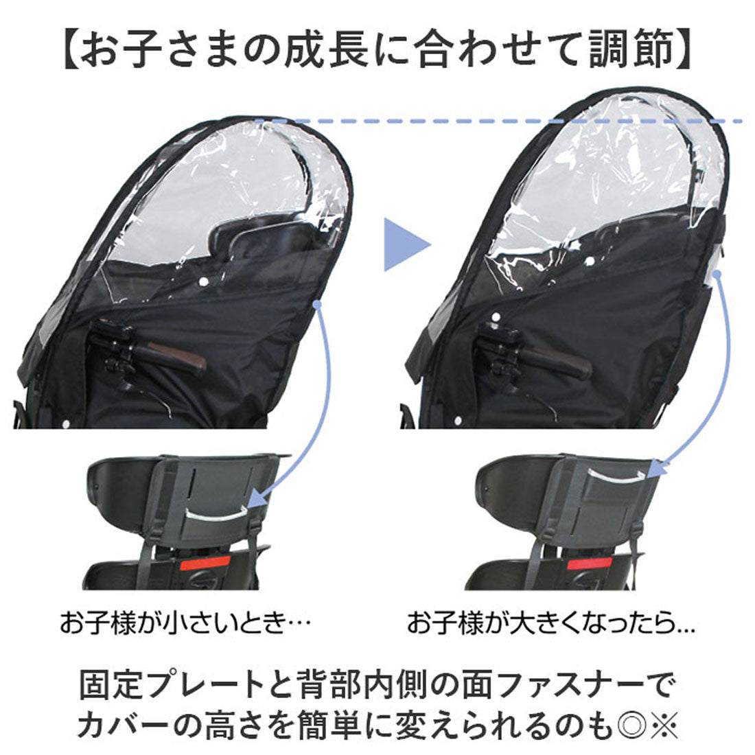 バックヤードファミリー BACKYARD FAMILY D-5FA-BB02 後付けフロントチャイルドシート用カバー Bスタイル （ブラック） ブラック