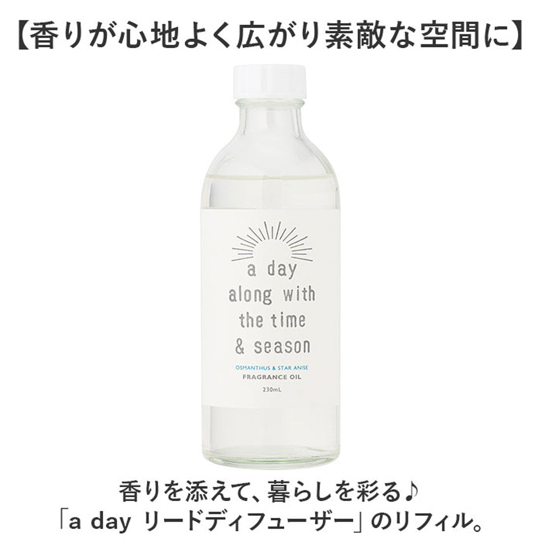 バックヤードファミリー BACKYARD FAMILY a day リードディフューザー リフィル【返品不可商品】 （レモングラス＆ライム） レモングラス＆ライム