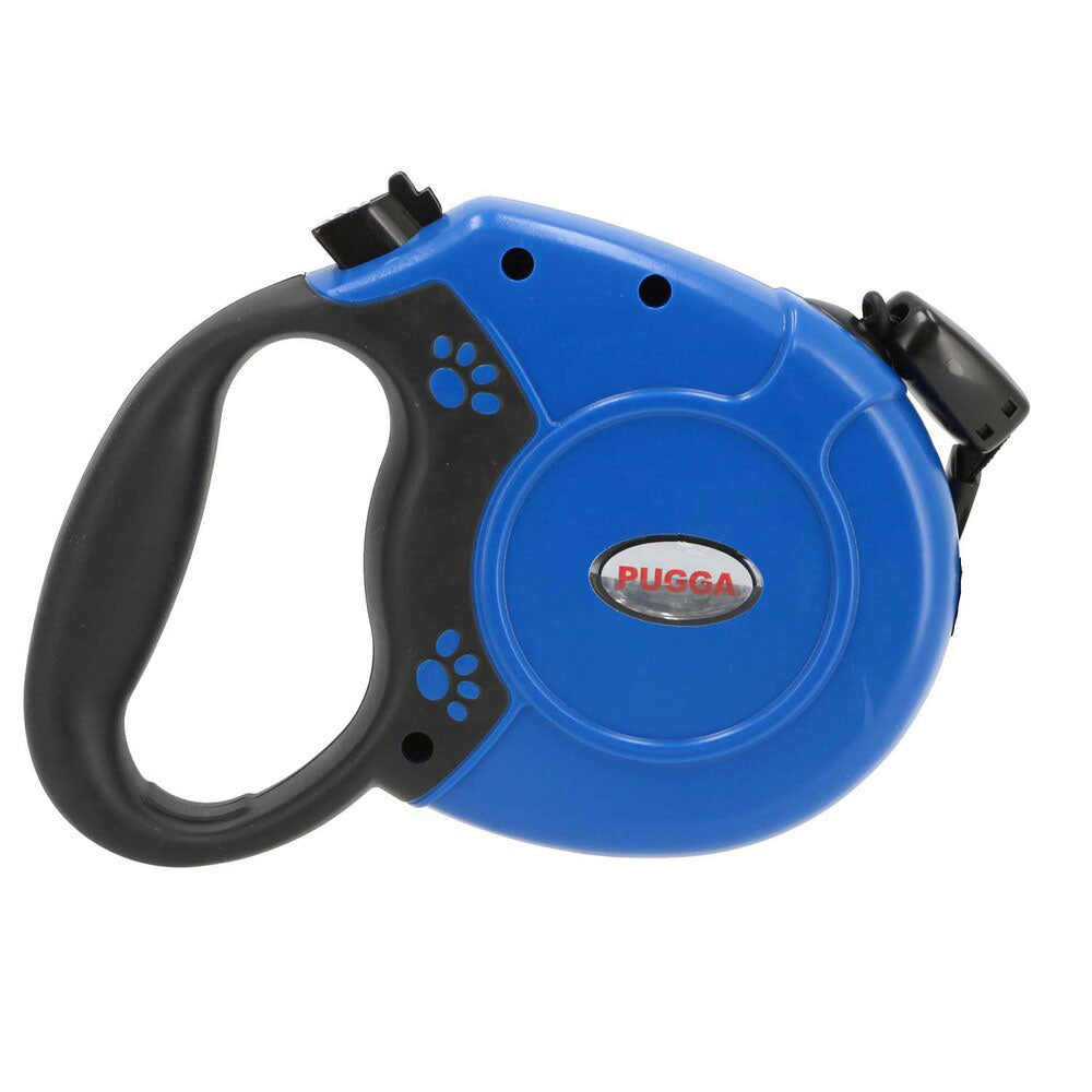 ノーブランド No Brand 犬 伸縮リード 8m 自動巻き取り式【返品不可商品】,ブルー