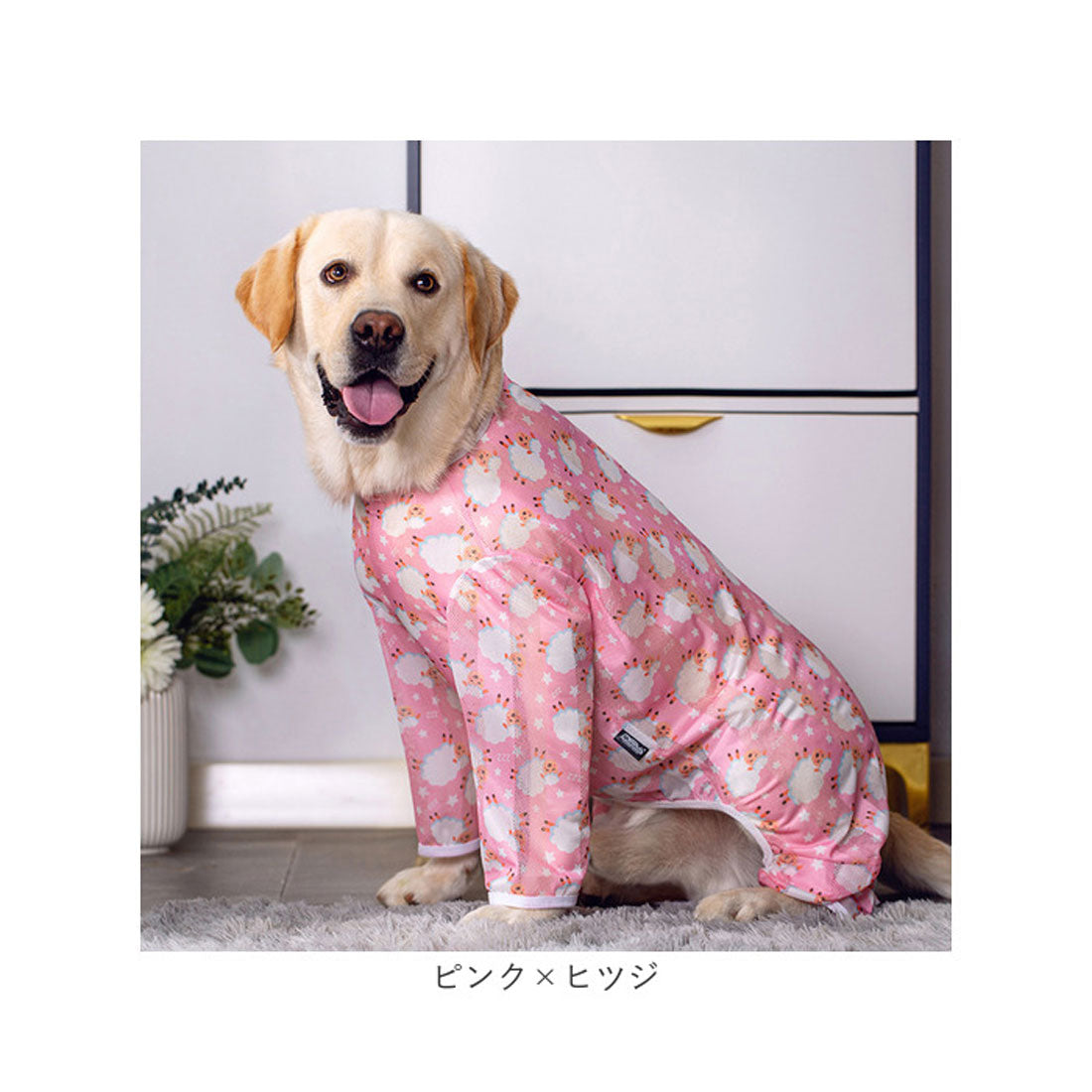 バックヤードファミリー BACKYARD FAMILY 中大型犬の服 春夏秋冬 【返品不可商品】 （ピンク×ヒツジ） ピンク×ヒツジ