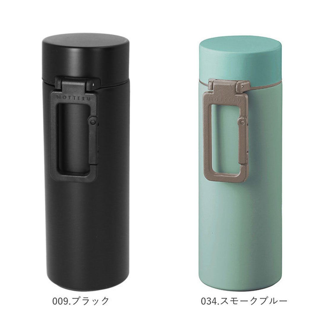 バックヤードファミリー BACKYARD FAMILY MOTTERU モッテル カラビナハンドルサーモボトル 250ml 【返品不可商品】 （S030.スモークピンク） S030.スモークピンク