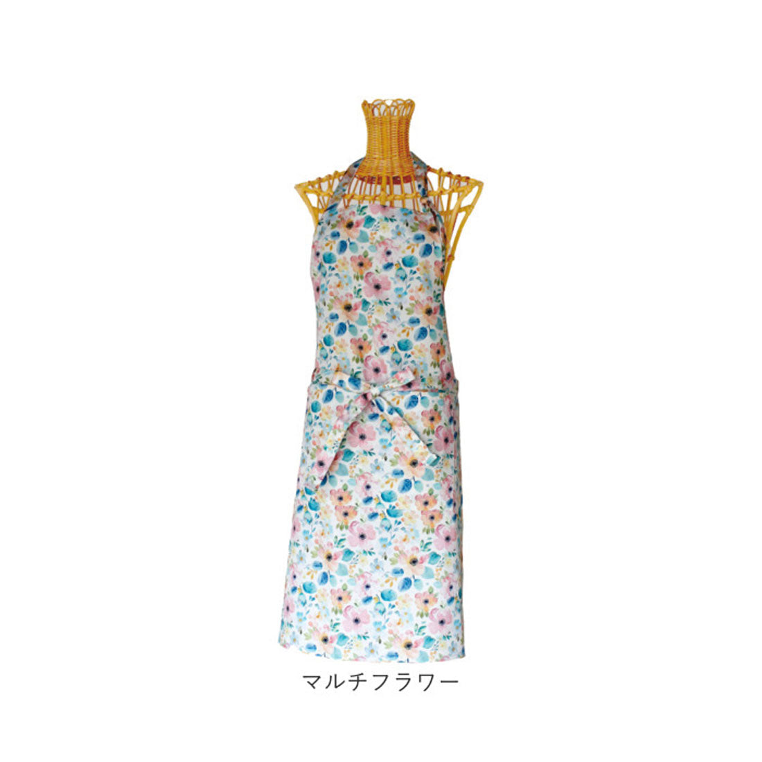 バックヤードファミリー BACKYARD FAMILY プリマベーラエプロン （小花ブルー） 小花ブルー
