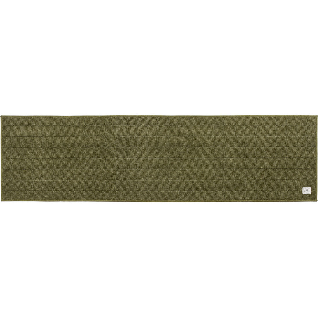 バックヤードファミリー BACKYARD FAMILY フラフィット キッチンマット ヘリンボンIV 50x180cm （グリーン） グリーン