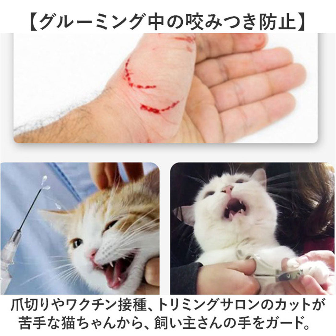 バックヤードファミリー BACKYARD FAMILY 猫用品 爪切り マスク 【返品不可商品】 （クリア） クリア