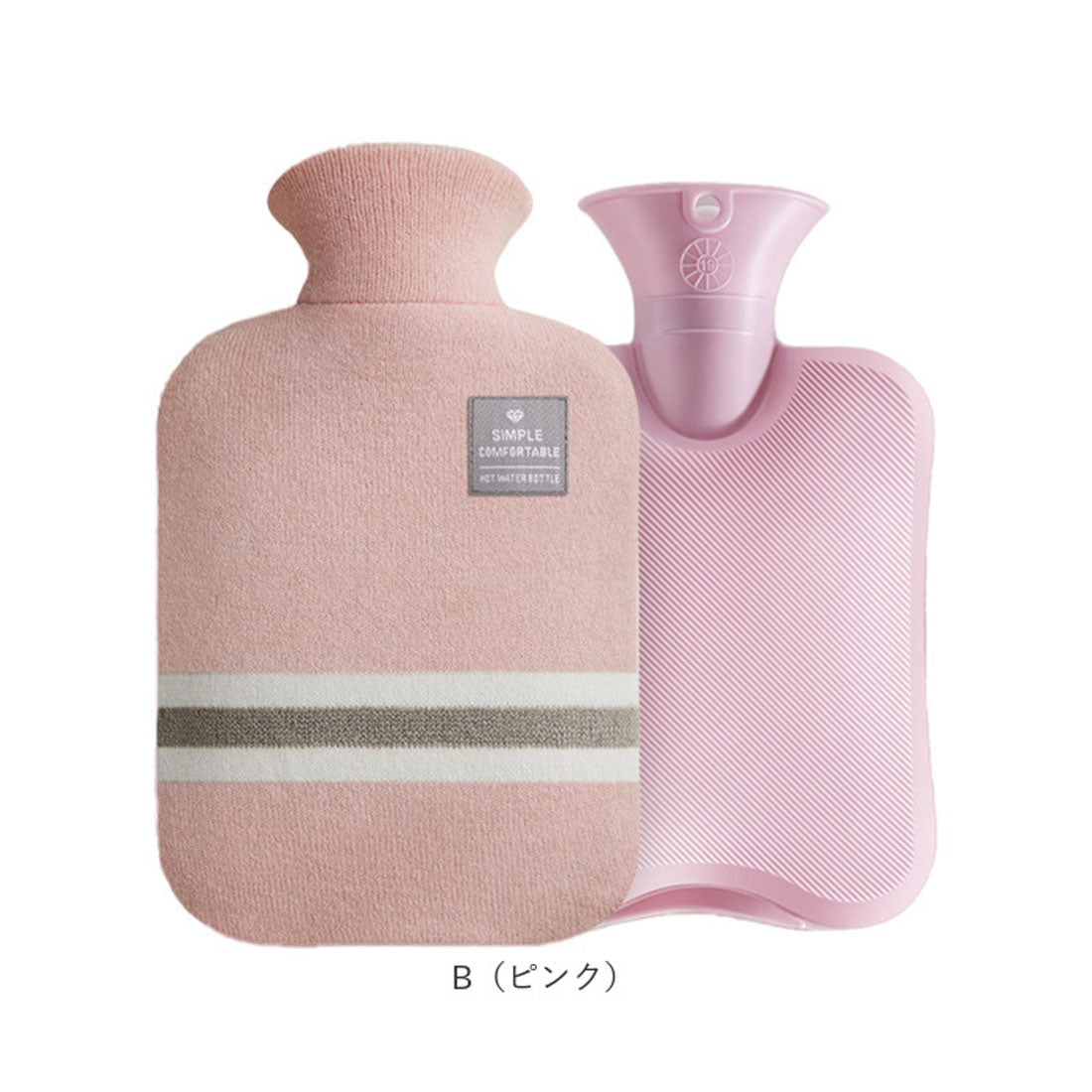 バックヤードファミリー BACKYARD FAMILY 湯たんぽ 温冷両用 かわいい ぽかぽか暖かい mmhwb112e （B（グリーン×ブルー）） B（グリーン×ブルー）