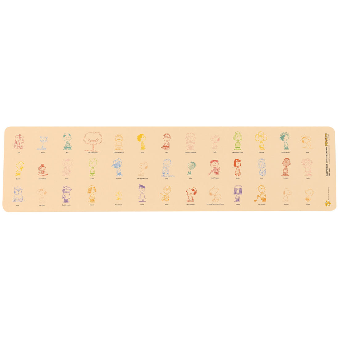 バックヤードファミリー BACKYARD FAMILY キャラクター PVCロングマット 180cm （ピーナッツ/オールスター） ピーナッツ/オールスター
