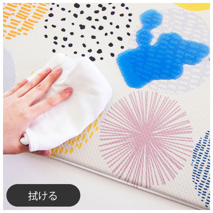 ノーブランド No Brand 拭けるキッチンマット 北欧風 45x180cm