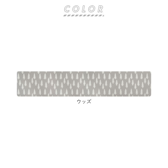 ノーブランド No Brand 拭けるキッチンマット 北欧風 45x180cm