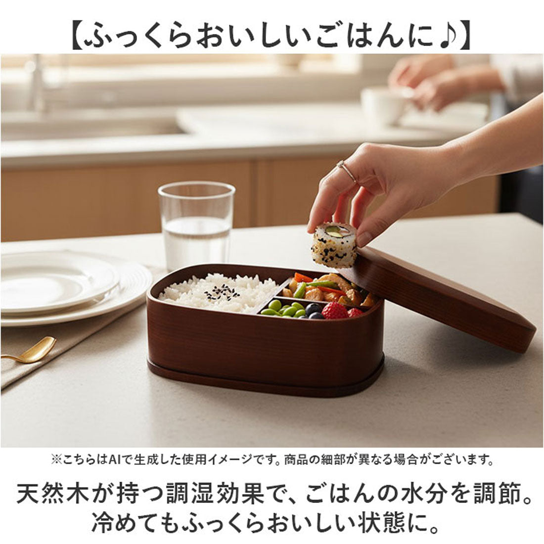 バックヤードファミリー BACKYARD FAMILY 曲げわっぱ弁当箱（大） 【返品不可商品】 （ブラウン） ブラウン