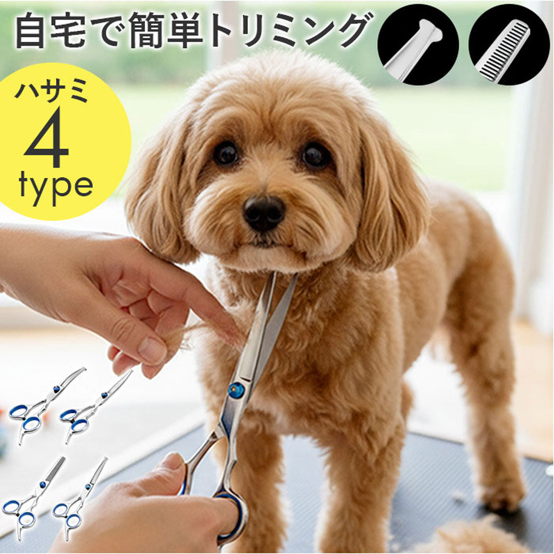バックヤードファミリー BACKYARD FAMILY トリミングシザー ペット 安全性高い ペット用 【返品不可商品】 （タイプ1） タイプ1