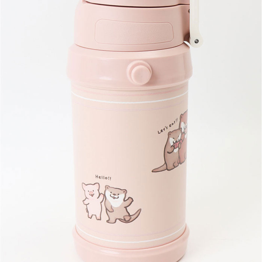 バックヤードファミリー BACKYARD FAMILY ステンレス製キッズボトル600ml 【返品不可商品】 （カワウソとコブタ） カワウソとコブタ