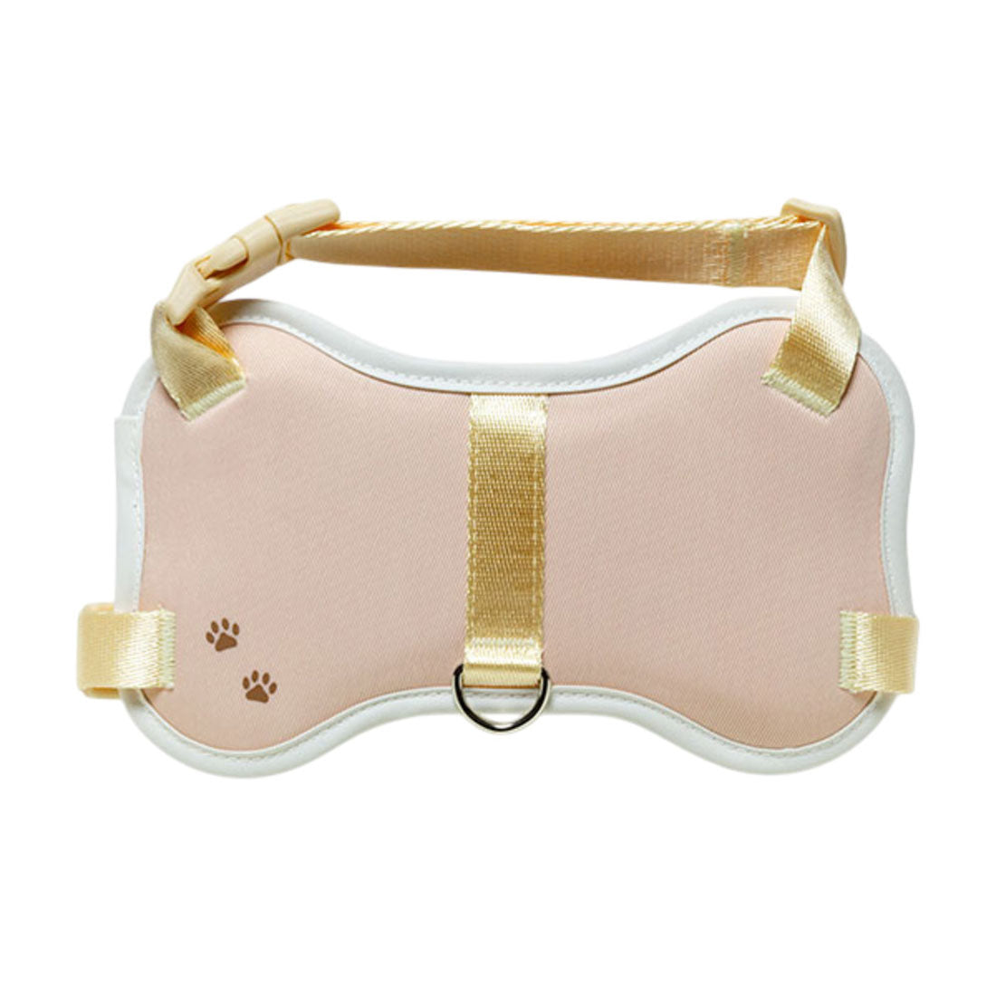 バックヤードファミリー BACKYARD FAMILY 小型犬用ハーネス 骨型 【返品不可商品】 （ピンクベージュ） ピンクベージュ