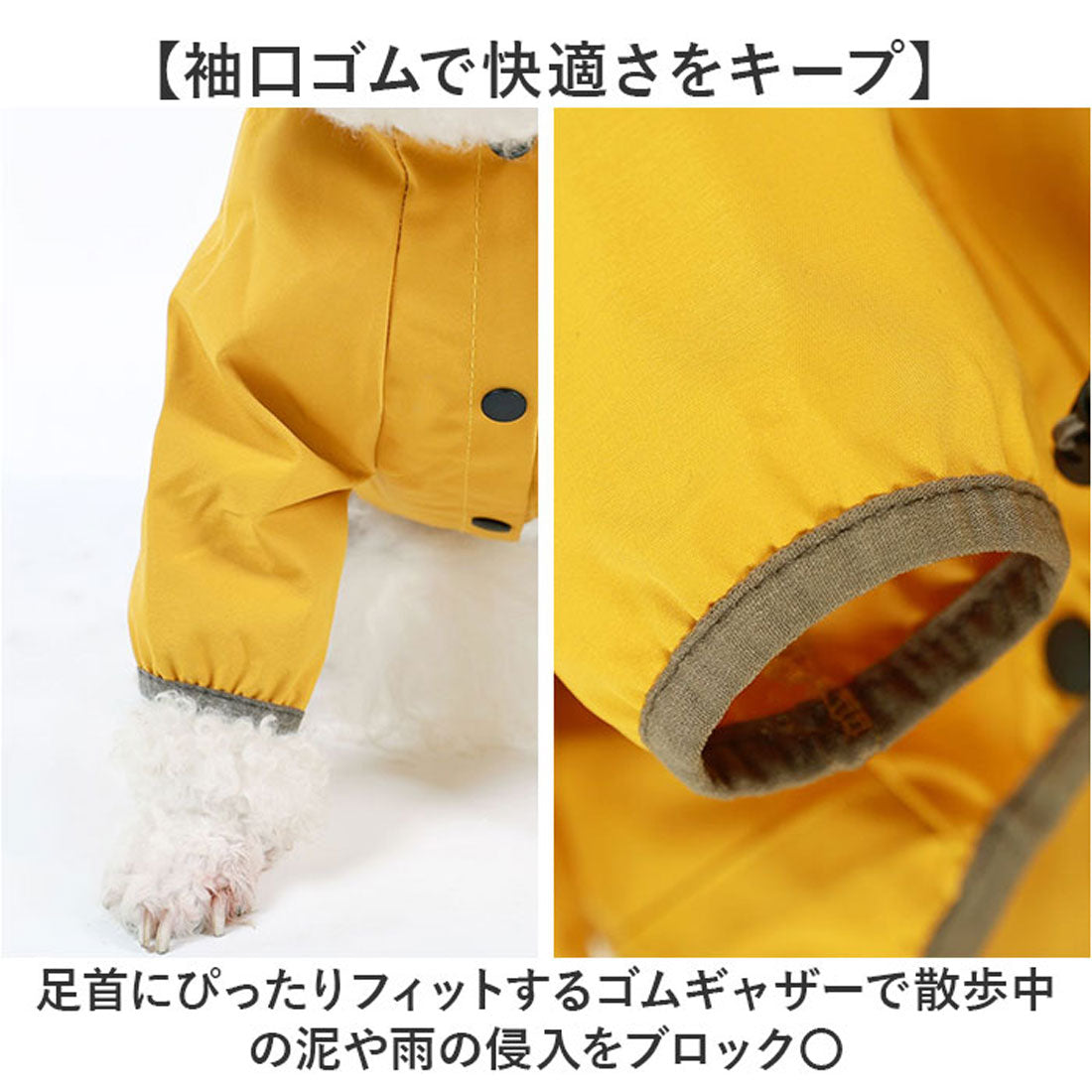 バックヤードファミリー BACKYARD FAMILY 犬 レインコート フード付き 【返品不可商品】 （ブルー） ブルー