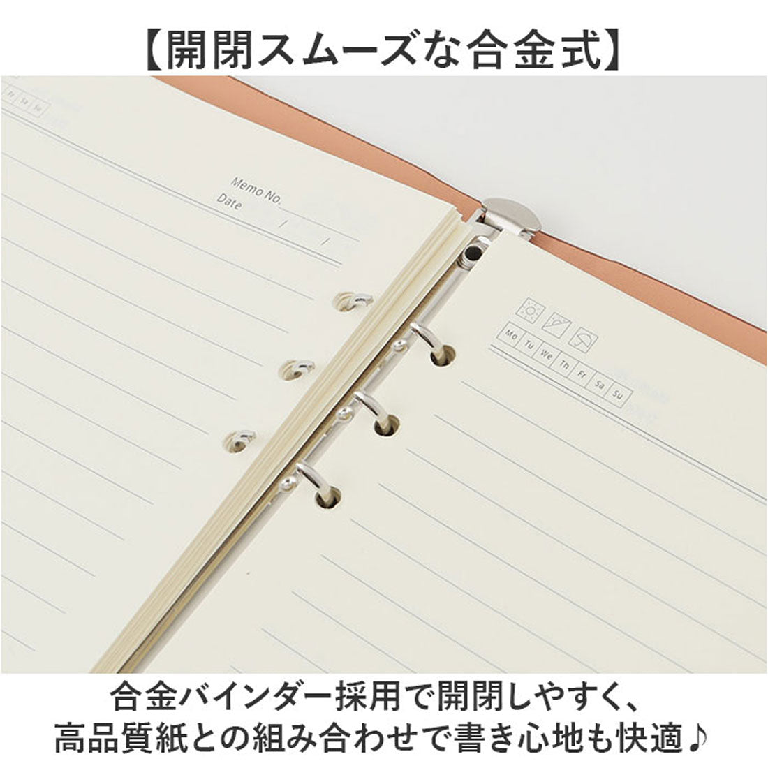 バックヤードファミリー BACKYARD FAMILY ビジネス ノート システム手帳 カバー A5 （ブラウン） ブラウン