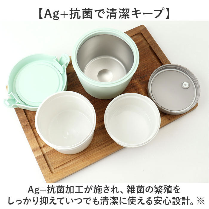 バックヤードファミリー BACKYARD FAMILY ランタス カフェ丼ランチ HLB-CD500S【返品不可商品】 （ライトグレー） ライトグレー