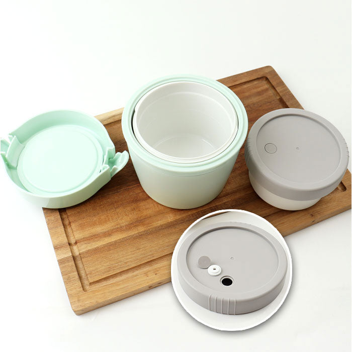 バックヤードファミリー BACKYARD FAMILY ランタス カフェ丼ランチ HLB-CD500S【返品不可商品】 （ライトグレー） ライトグレー