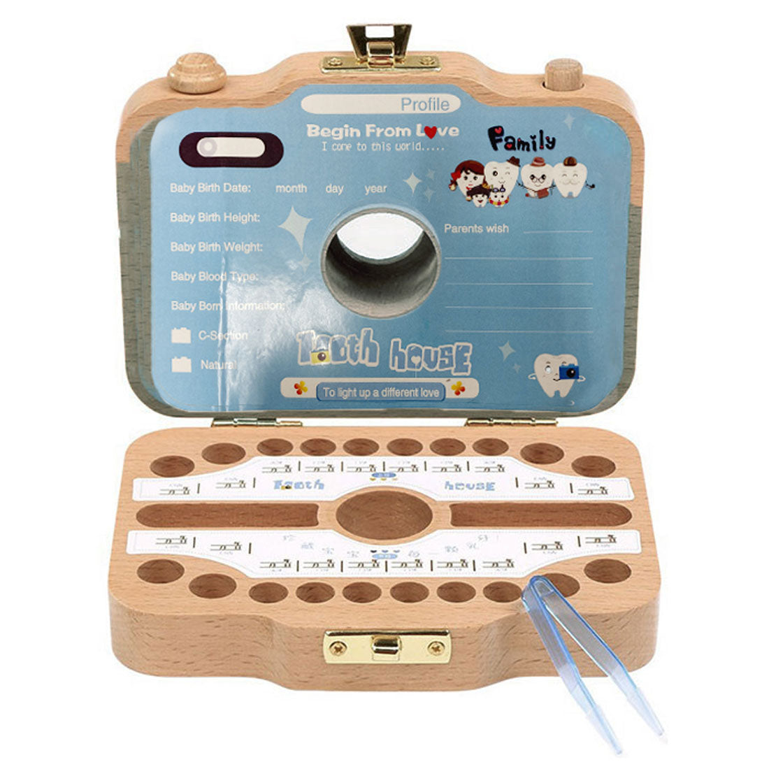 バックヤードファミリー BACKYARD FAMILY 乳歯ケース toothcs23 （ホワイト） ホワイト