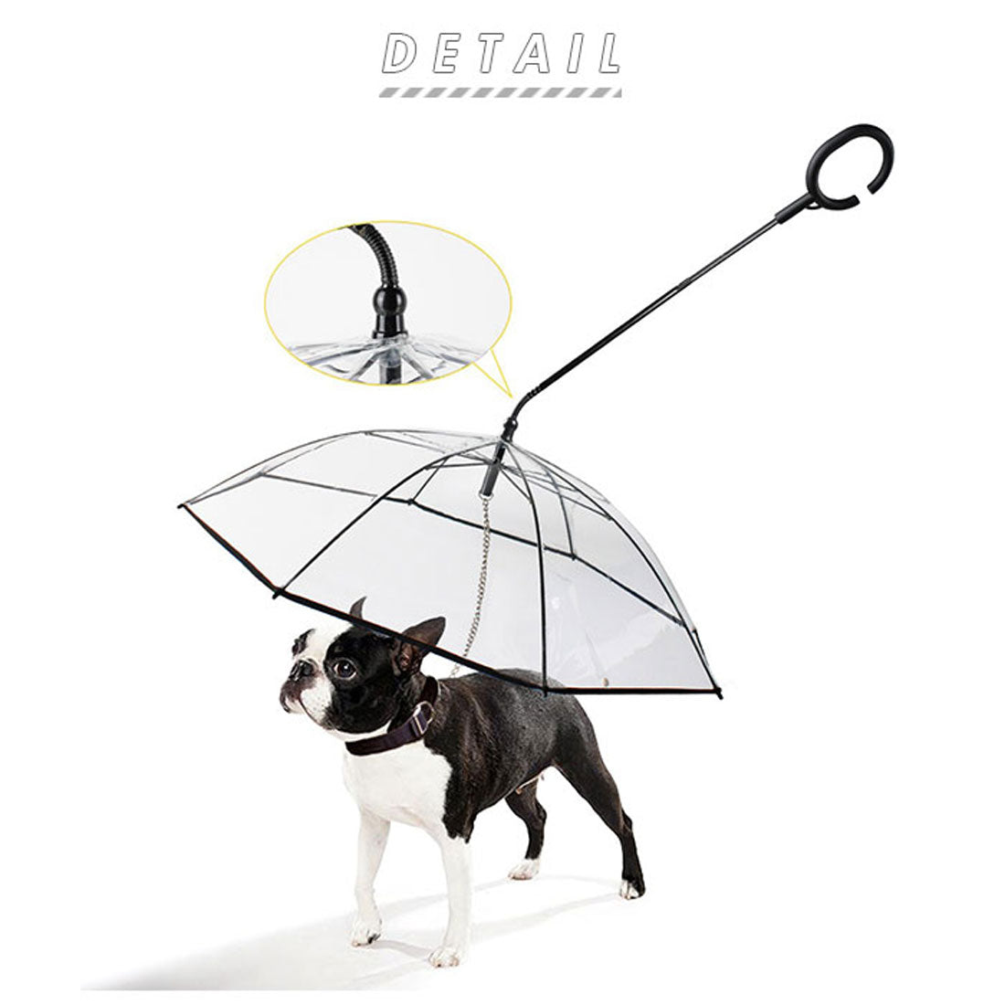 BACKYARD FAMILY Dog Umbrella with Leash dogemon23【Non-returnable item】
