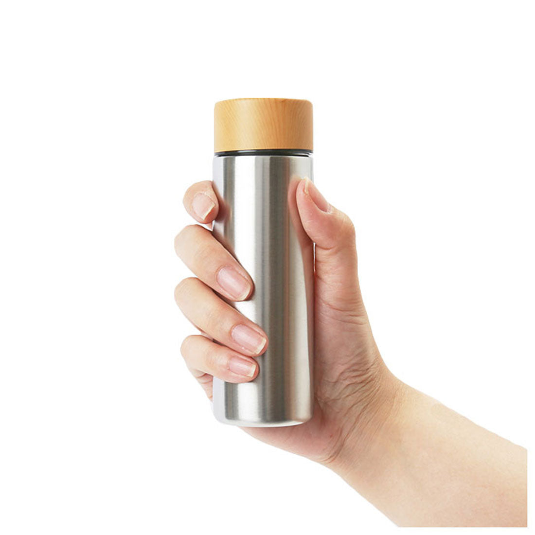 バックヤードファミリー BACKYARD FAMILY 木目調サーモ ステンレスボトル 130ml【返品不可商品】