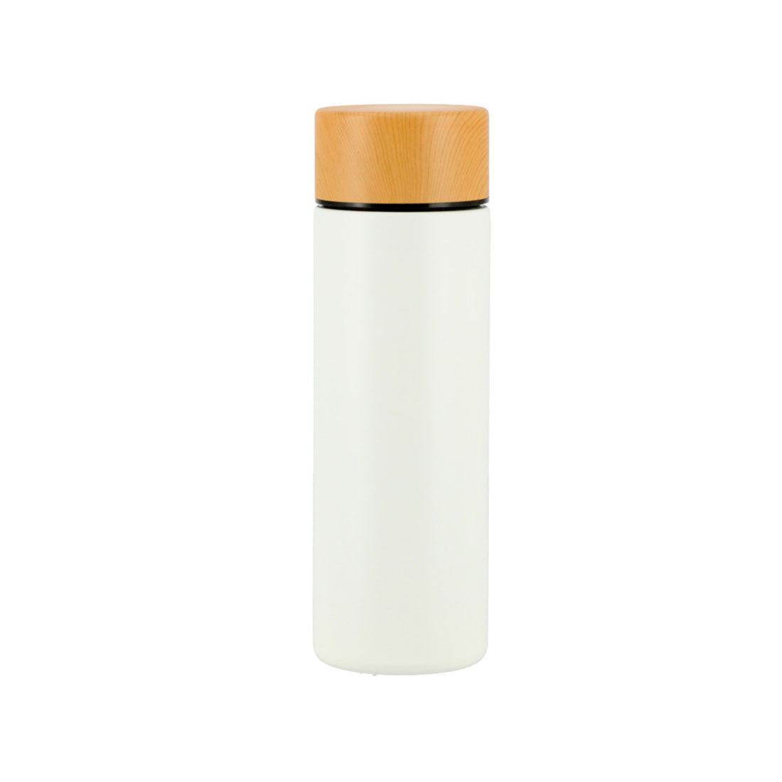 バックヤードファミリー BACKYARD FAMILY 木目調サーモ ステンレスボトル 130ml【返品不可商品】,ホワイト