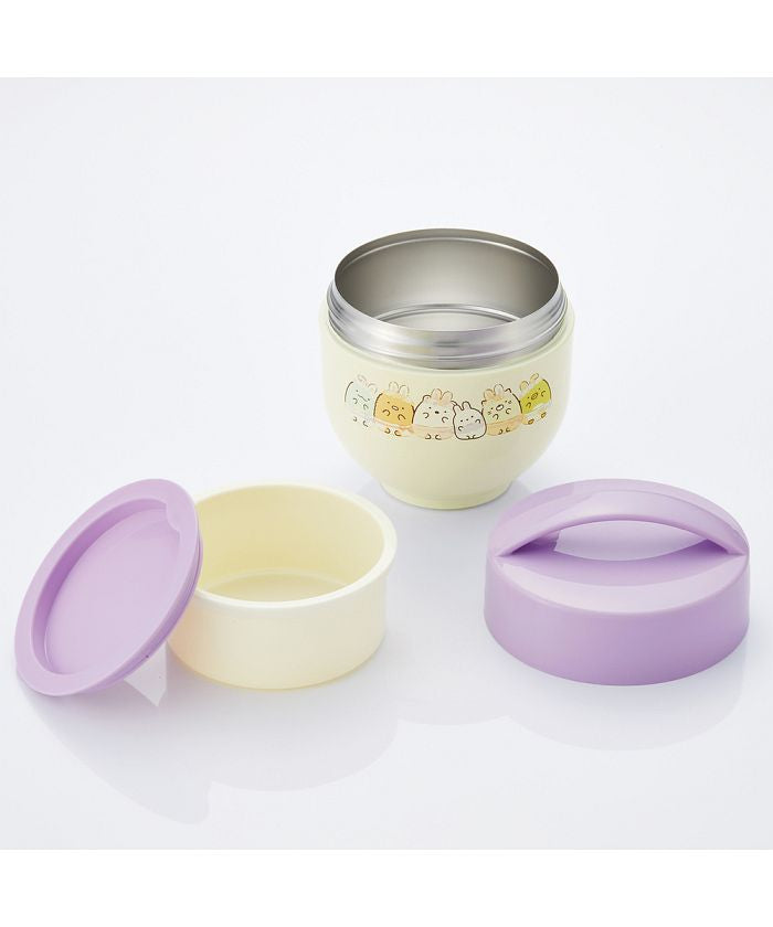 バックヤードファミリー BACKYARD FAMILY 抗菌 超軽量保温丼ランチジャー 540ml LDNC6AG【返品不可商品】,すみっコぐらし/うさぎのおにわ
