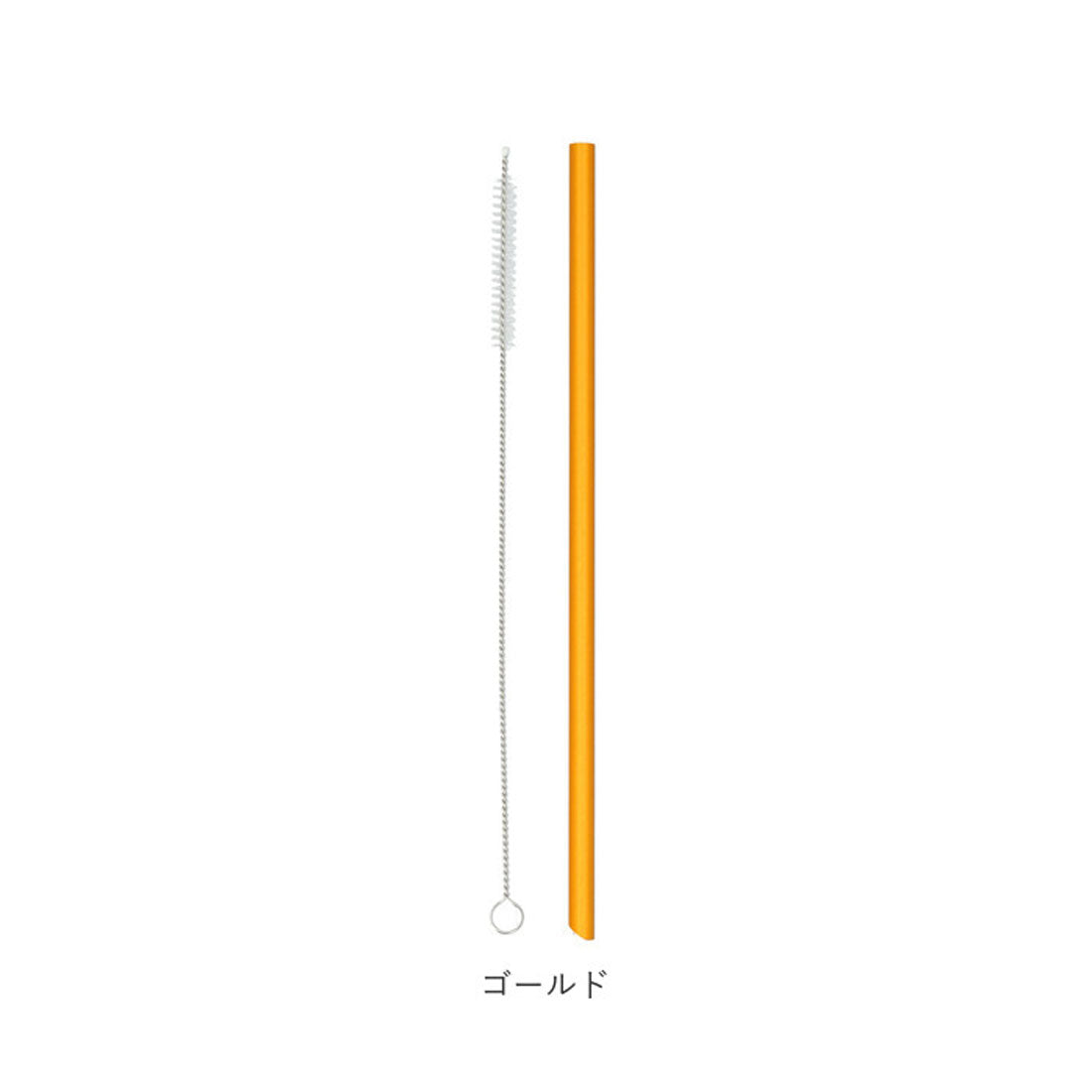 バックヤードファミリー BACKYARD FAMILY 洗浄ブラシ付き つめたーいアルミストロー 7mm【返品不可商品】 （レッド） レッド