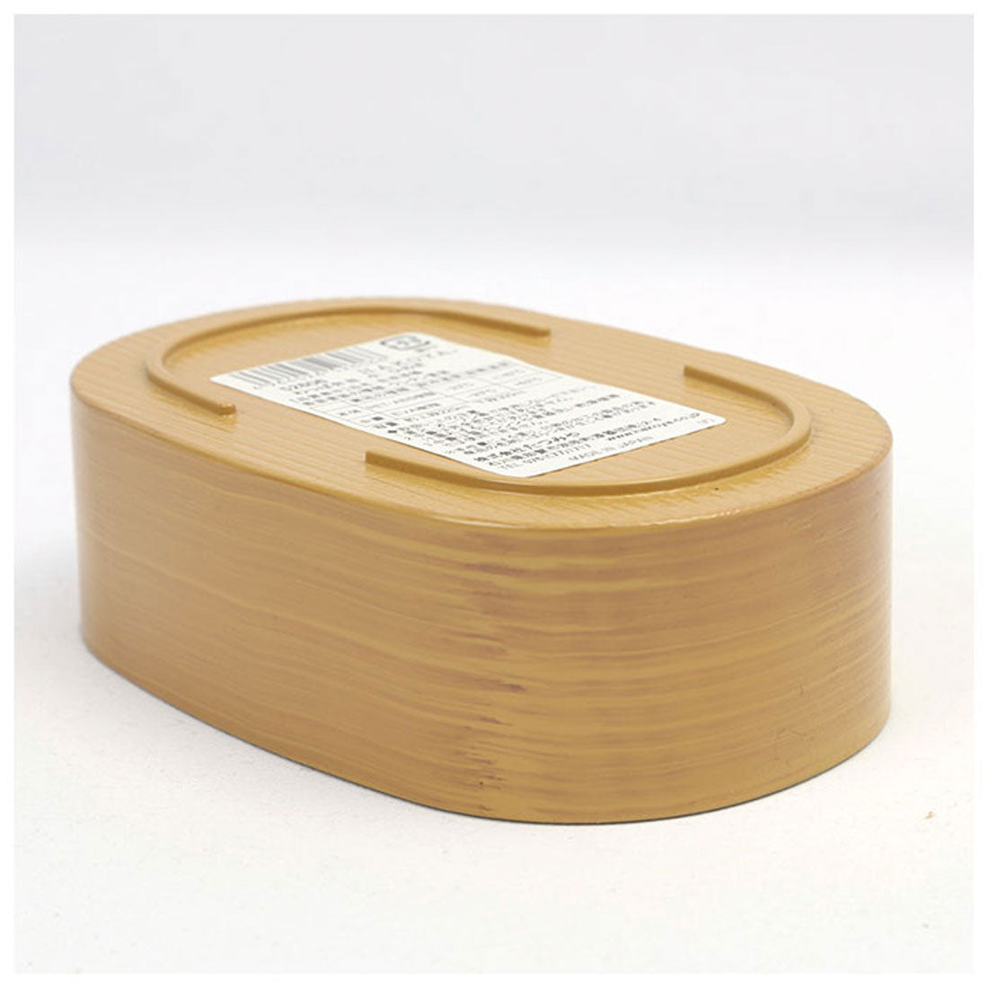 BACKYARD FAMILY Wappa-style 2-tiered lunch box, 520ml, oval [Non-returnable item]