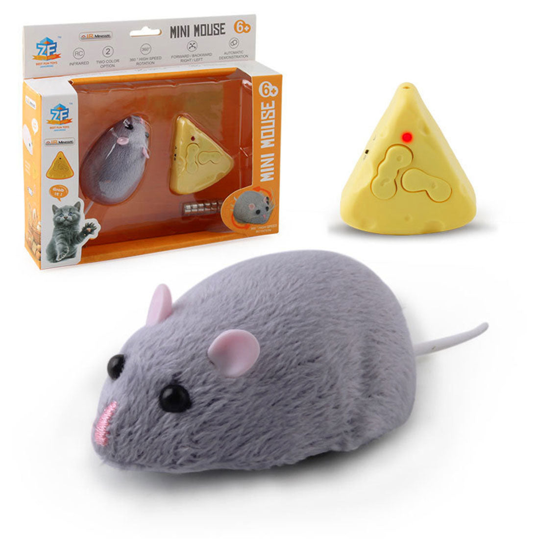 BACKYARD FAMILY BACKYARD FAMILY Whimsical Robot Mouse Toy ab882【Non-returnable item】