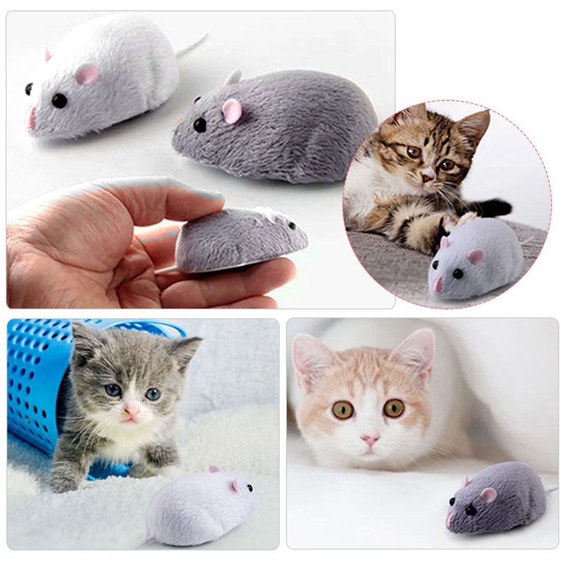 BACKYARD FAMILY BACKYARD FAMILY Whimsical Robot Mouse Toy ab882【Non-returnable item】