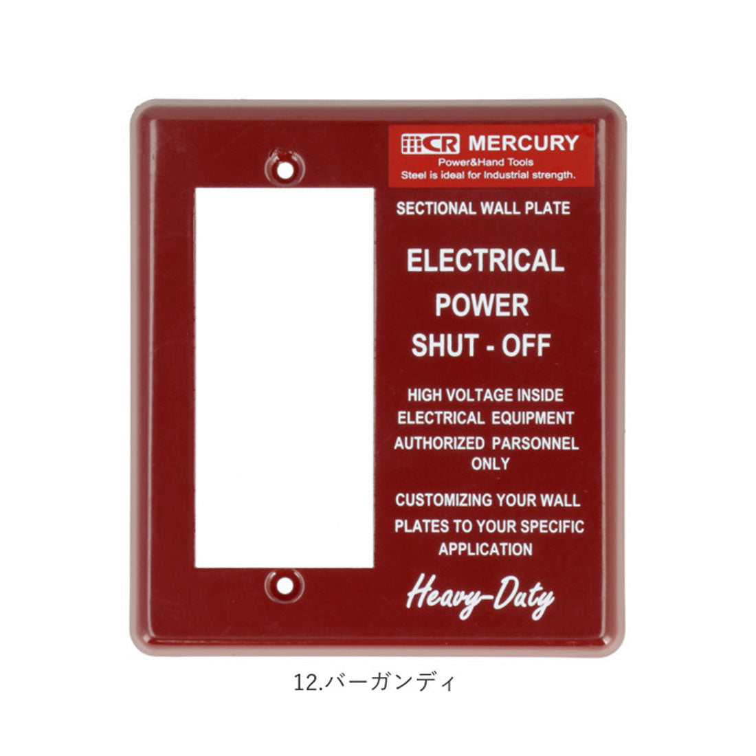 バックヤードファミリー BACKYARD FAMILY MERCURY ワイドスイッチプレート ME0496