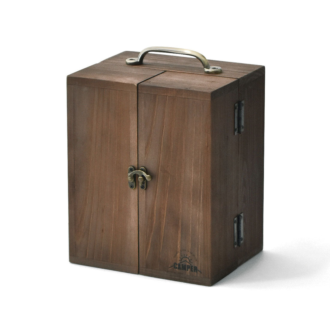 バックヤードファミリー BACKYARD FAMILY スパイスボックス キャンプ 調味調ラック,brown