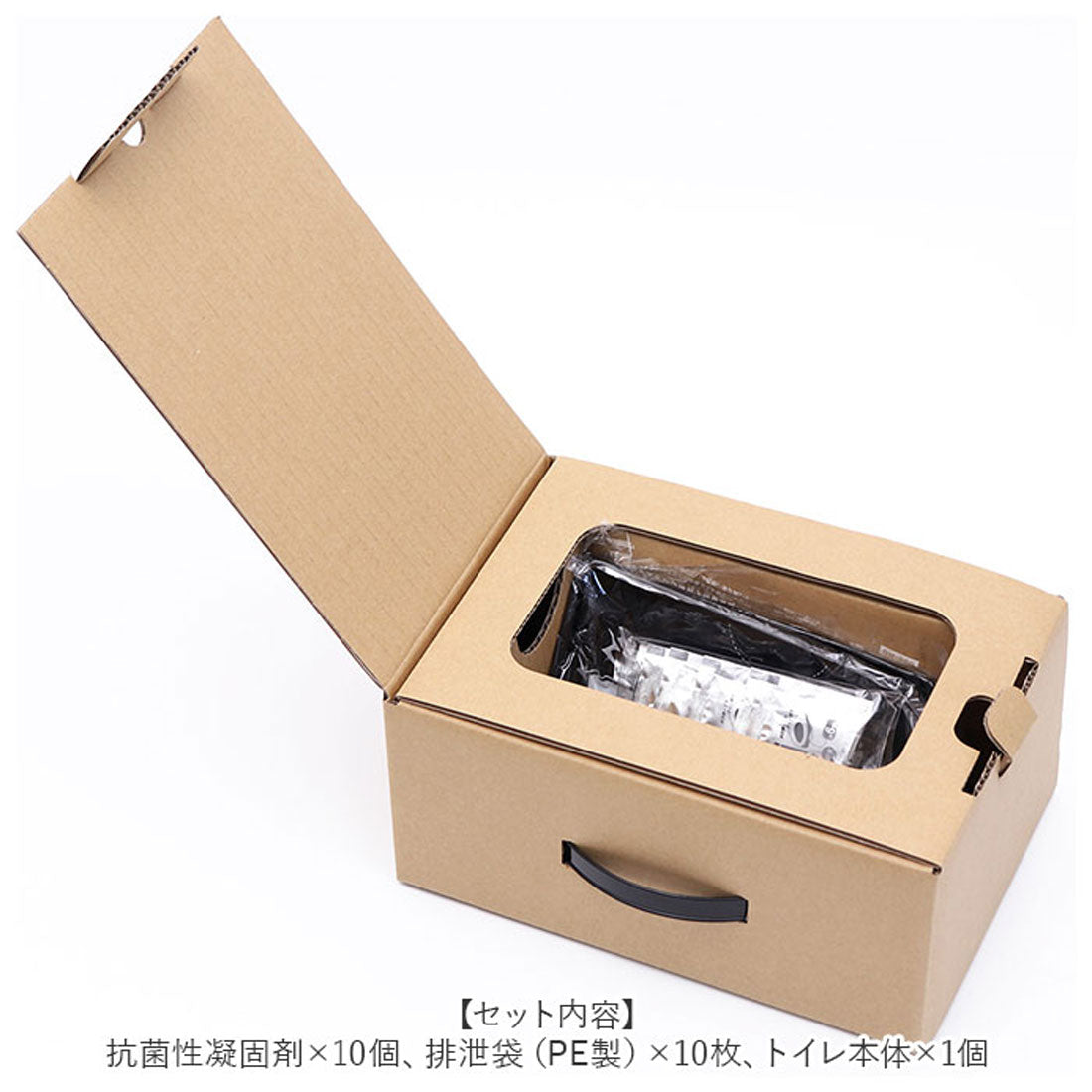 バックヤードファミリー BACKYARD FAMILY 非常用トイレ 10回 凝固剤 簡易トイレ【返品不可商品】