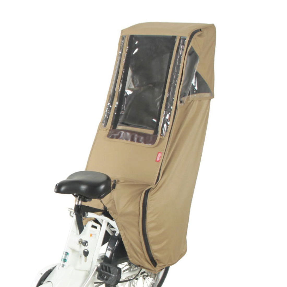 バックヤードファミリー BACKYARD FAMILY レインカバー 自転車 チャイルドシート,ベージュ