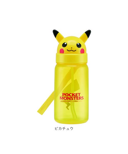 バックヤードファミリー BACKYARD FAMILY ダイカット ストローボトル 350ml PBS3STD【返品不可商品】 （ピカチュウ23） ピカチュウ23