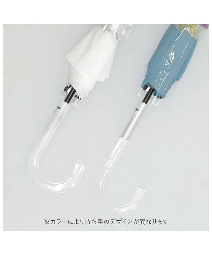 バックヤードファミリー BACKYARD FAMILY amusant sous la pluie バードケージ プラスチック傘 65cm （しずくPUxWH） しずくPUxWH