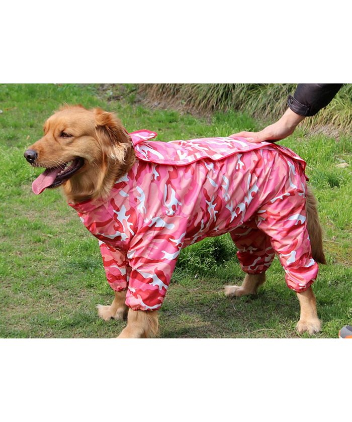 バックヤードファミリー BACKYARD FAMILY 犬用レインコート pk99【返品不可商品】,カモフラージュピンク