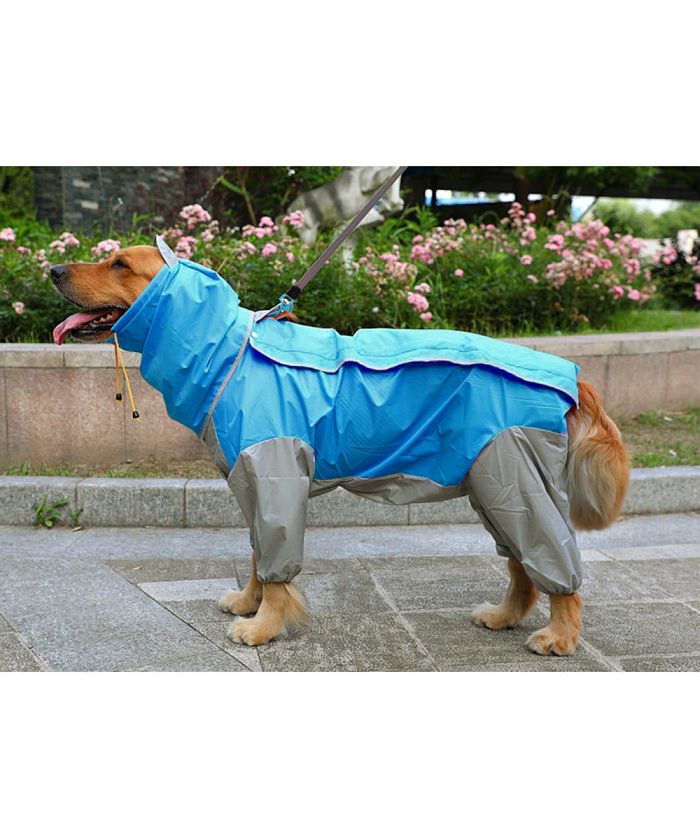 バックヤードファミリー BACKYARD FAMILY 犬用レインコート pk99【返品不可商品】,ブルー