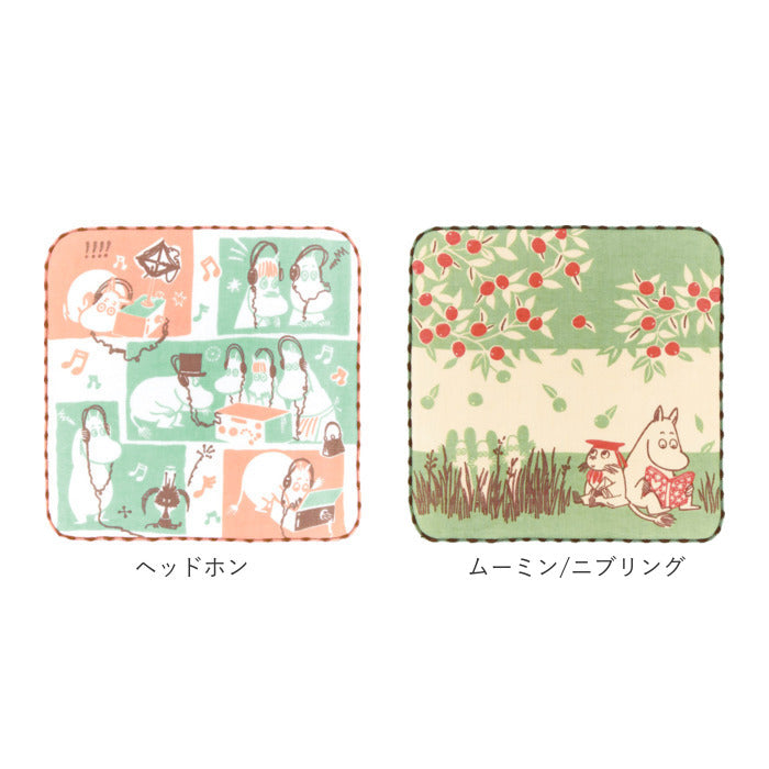 バックヤードファミリー BACKYARD FAMILY ムーミン ガーゼパイルハンカチ