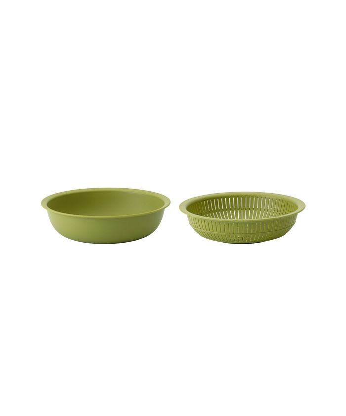 Backyard Family LIKE IT Rice Washing Strainer Bowl Shallow Type 【Non-returnable item】