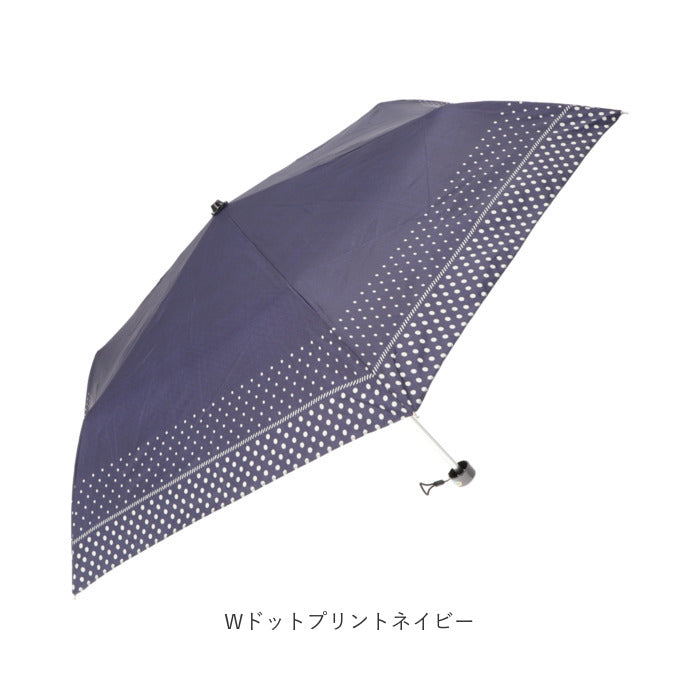 バックヤードファミリー BACKYARD FAMILY 晴雨兼用 折りたたみ傘 50cm （ピコレースネイビー） ピコレースネイビー