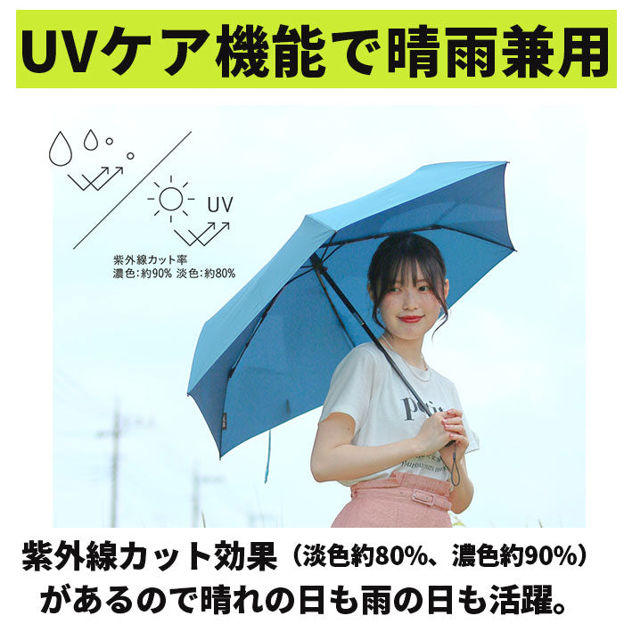 バックヤードファミリー BACKYARD FAMILY Water front クイックシャット 自動開閉 折りたたみ傘 55cm