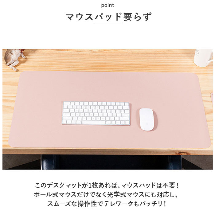 バックヤードファミリー BACKYARD FAMILY デスクマット kgoods19 （ピンク×シルバー） ピンク×シルバー