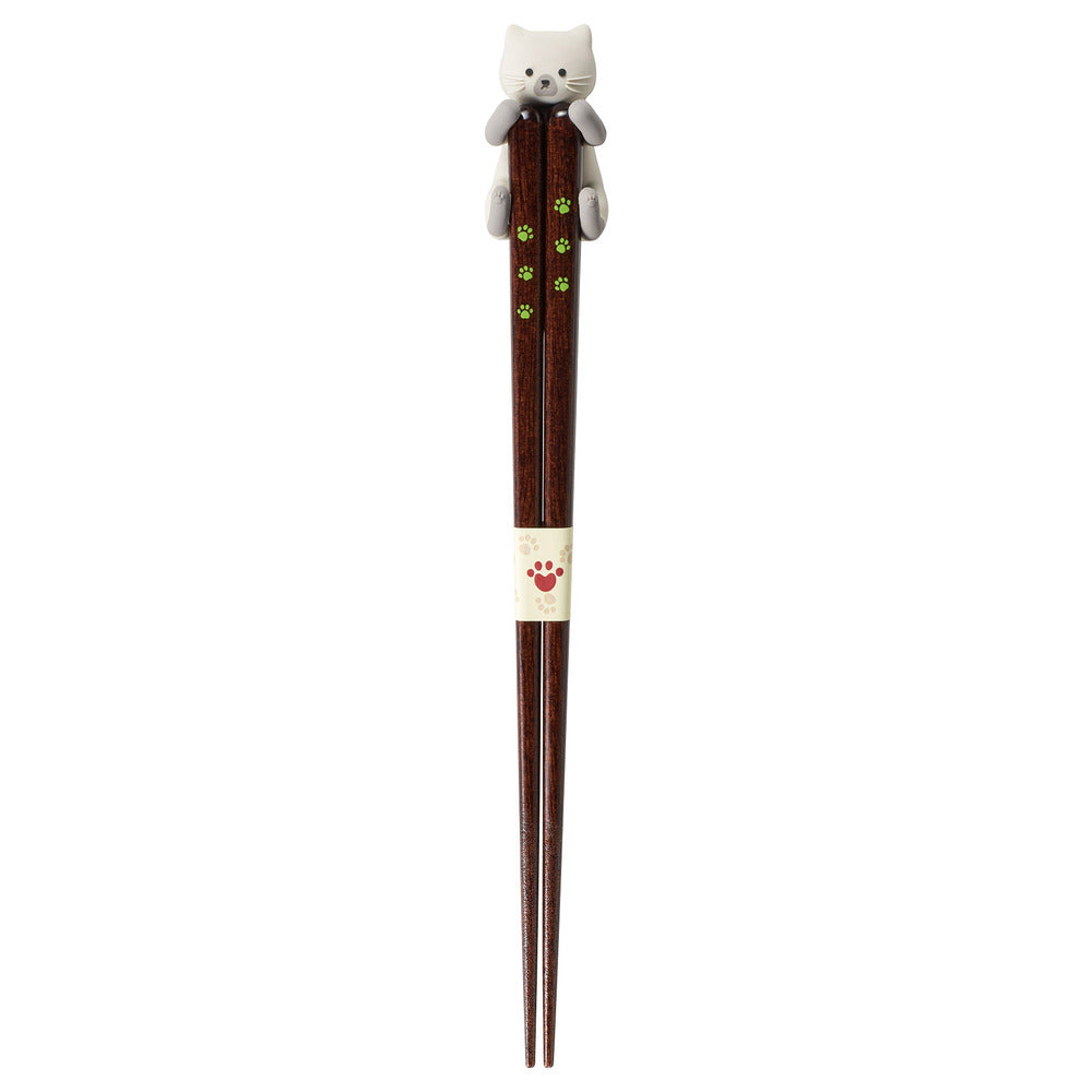 Backyard Family BACKYARD FAMILY Cat Chopsticks & Chopstick Rest Cuddly Cat [Non-returnable item]