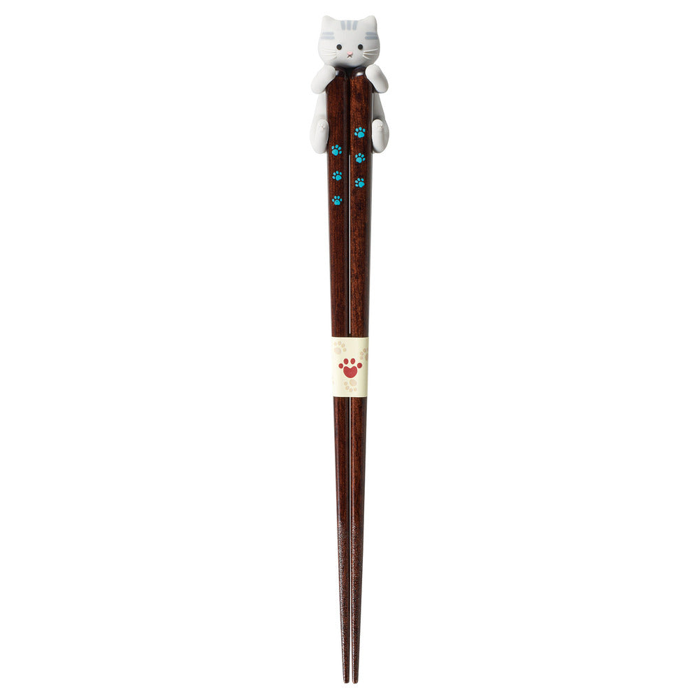 Backyard Family BACKYARD FAMILY Cat Chopsticks & Chopstick Rest Cuddly Cat [Non-returnable item]
