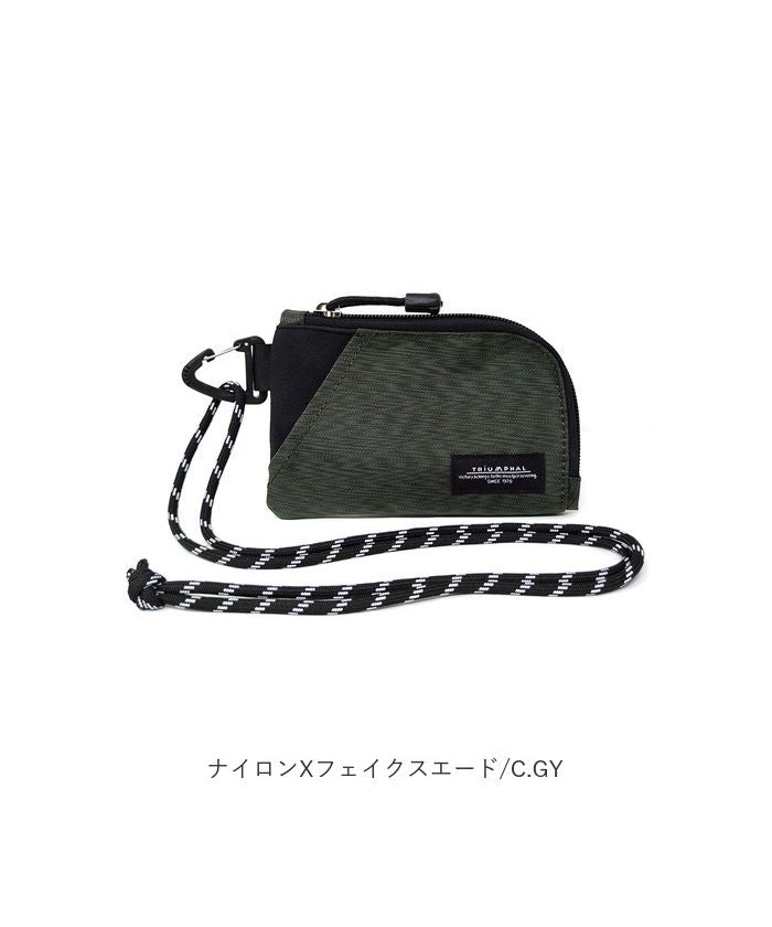 バックヤードファミリー BACKYARD FAMILY マルチネックポーチ （ナイロンXフェイクスエード/C.GY） ナイロンXフェイクスエード/C.GY