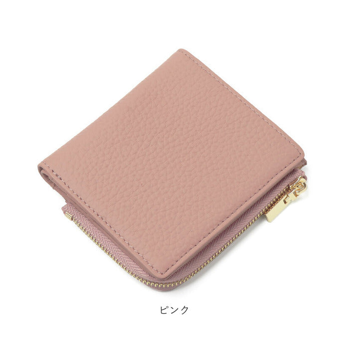 バックヤードファミリー BACKYARD FAMILY Blanc Pomme 牛革 スキミング防止 薄型二つ折り財布 （カーキ） カーキ