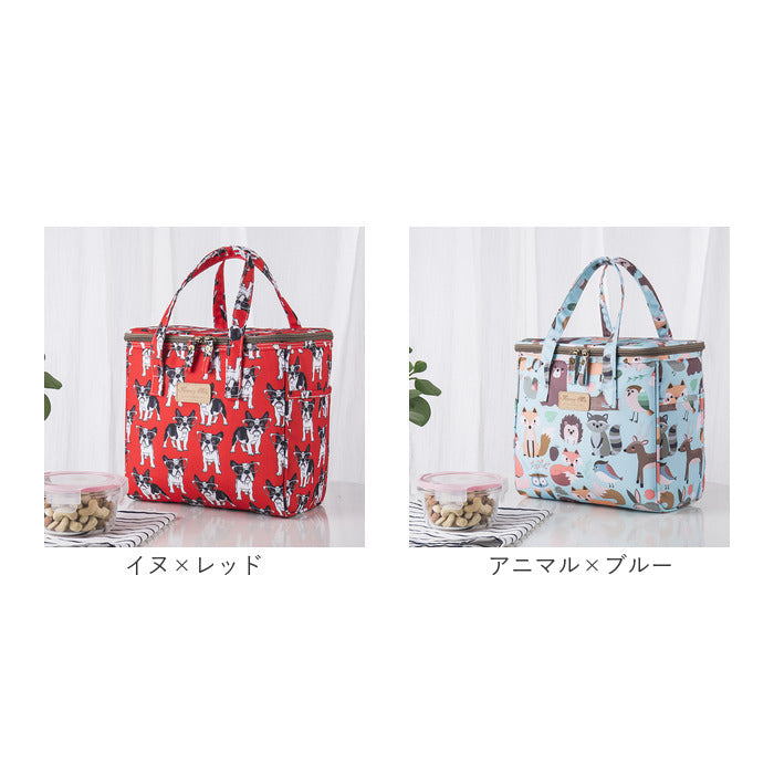 バックヤードファミリー BACKYARD FAMILY 保温 保冷 ランチバッグ 大きめ 撥水 yskmg5428 （アルパカ×ピンク） アルパカ×ピンク