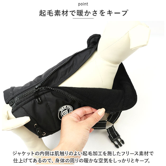 バックヤードファミリー BACKYARD FAMILY ペット用 防寒 ジャケット ハーネス 春秋冬 yspetsoo5291【返品不可商品】