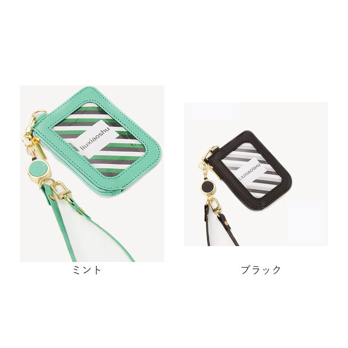 バックヤードファミリー BACKYARD FAMILY 定期入れ パスケース リール付き ysca5319